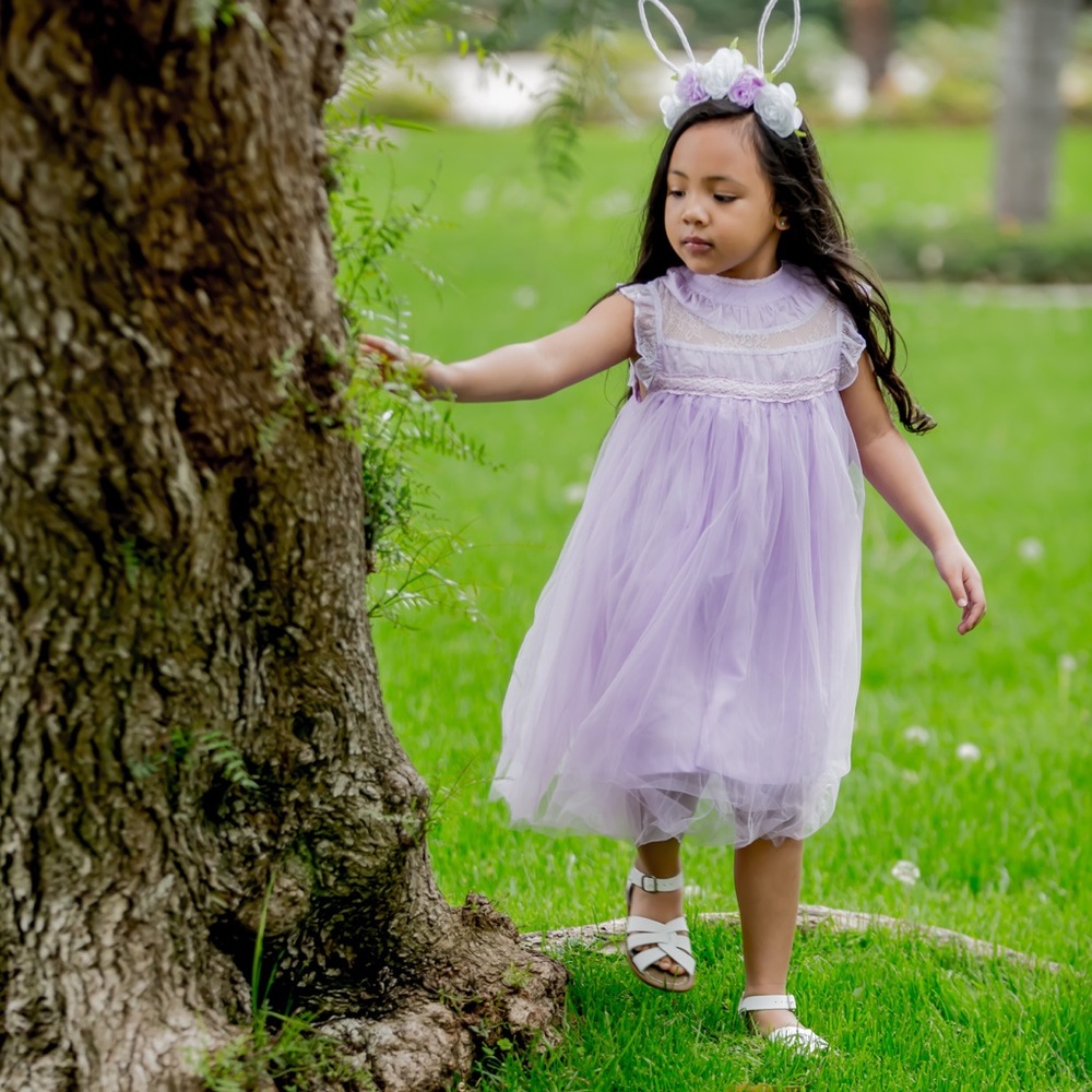 Easter dress lavender